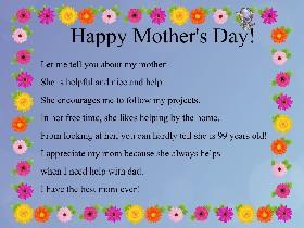 Mother's Day Mad Libs 1