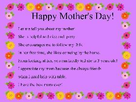 Mother's Day Mad Libs 1