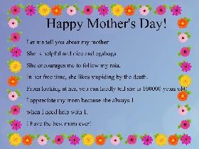 Mother's Day Mad Libs 1