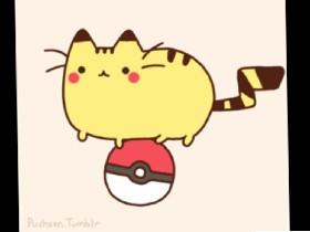 Pusheen as a pokemon  1