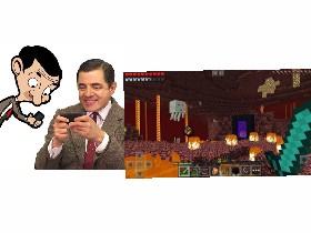 mr bean plays minecraft