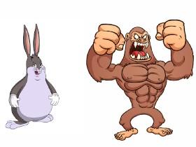 big chungus vs. bigfoot