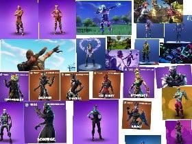 my favorate fortnite skins 1