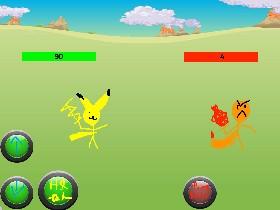 pikachu vs charmander 1