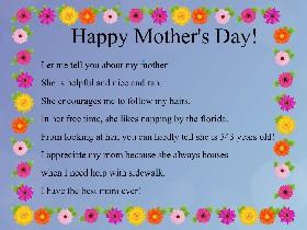 Mother's Day Mad Libs 1