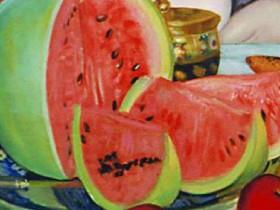 art picture of watermelon