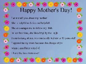 Mother's Day Mad Libs 2