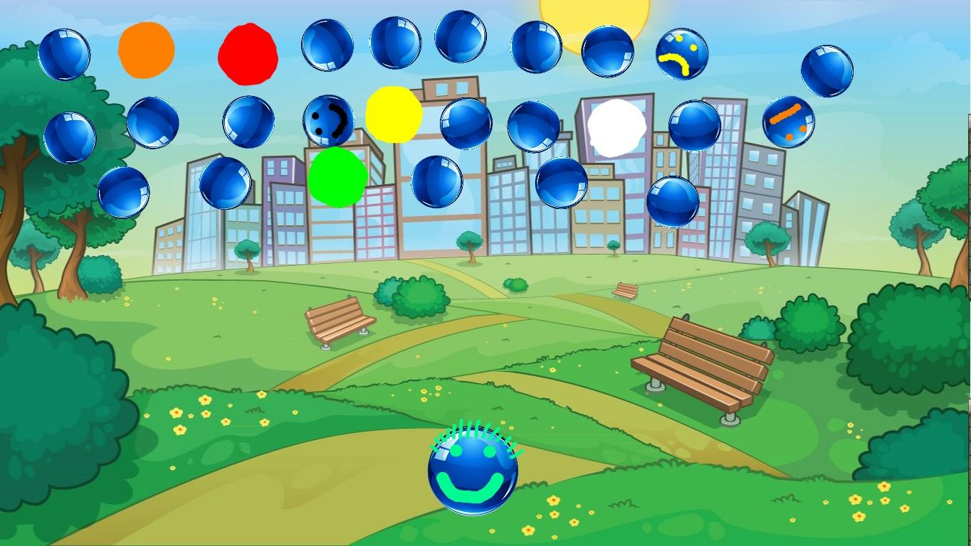 that one blue ball