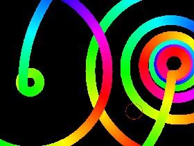 spiral rainbow! 1