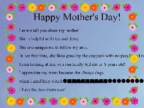 Mother's Day Mad Libs 2