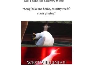 *Inhales* WEST VIRGINIA!!!