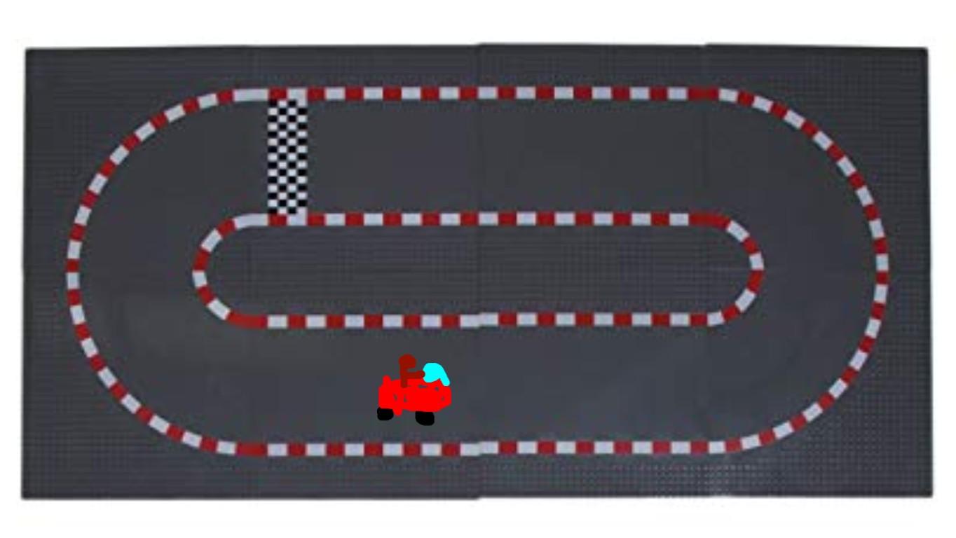 one player race track