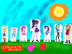 My Little Pony Equestria Girls Wardrobe Changer and  Magic Backround