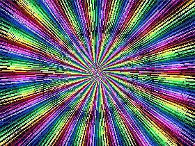 Spiral drawling rainbow