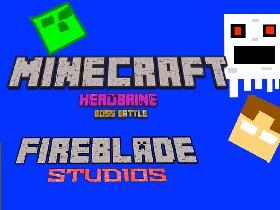 minecraft herobrine boss battle 1 1