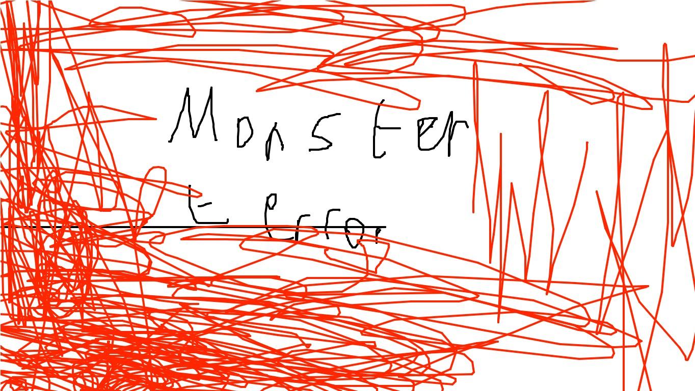 Monster terror sign 1