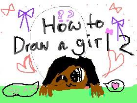 How to draw girl 1