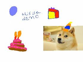 Doge birthday demo