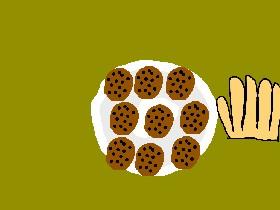 eat cookies