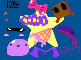 Dress up a purple blob!