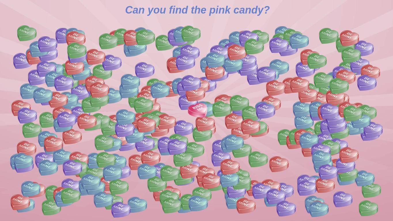 Candy Heart Search