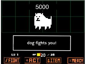 UNDERTALE battle 1