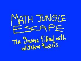 Math Jungle Escape