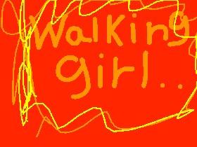 walking girl