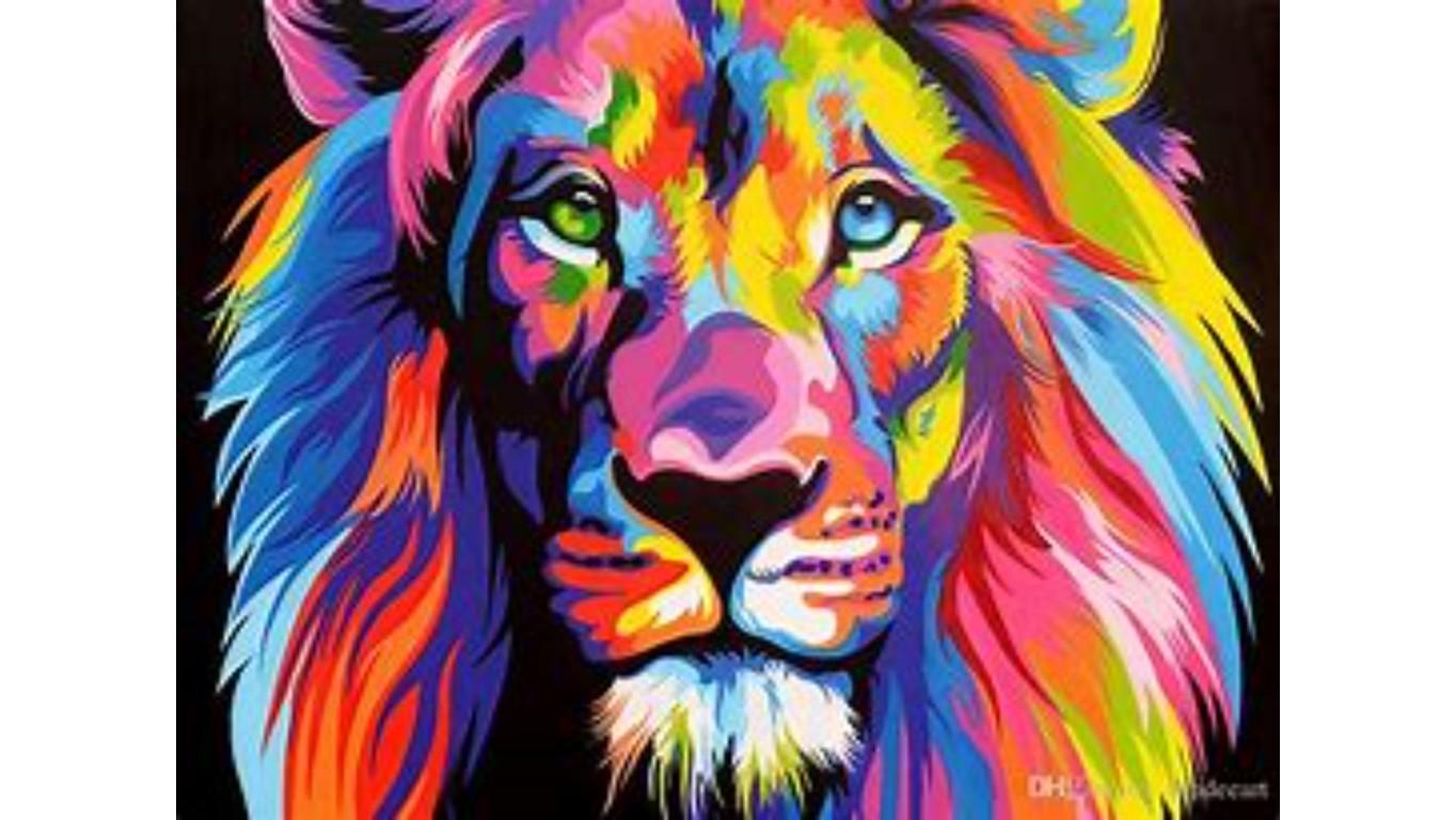 Abstract Lion