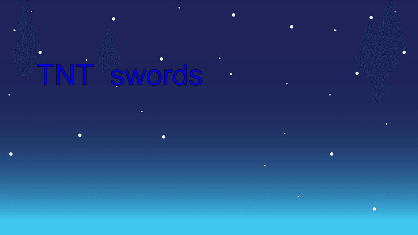 TNT swords