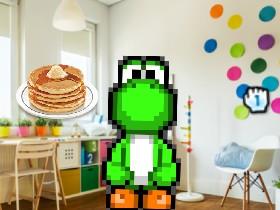 give yoshi his pancakes