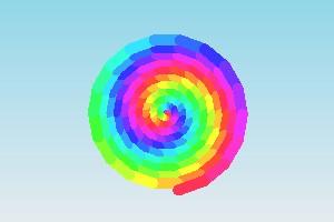 snail shell rainbow 1