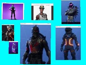 rare fortnite skins