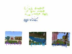 Minecraft like video