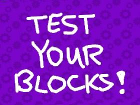 Test Your Blocks!