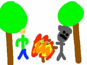 campfire Baldi