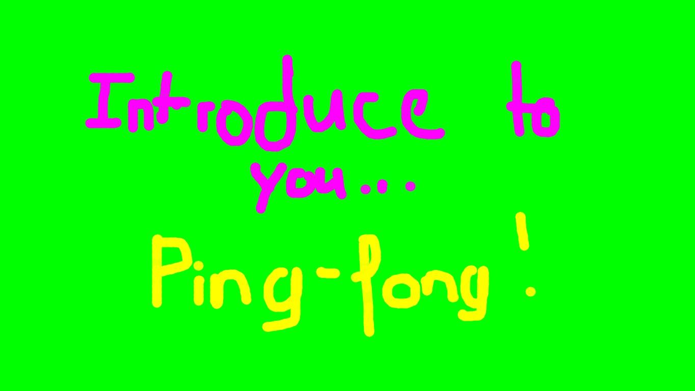 ping pong