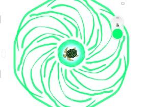 Toruto makes green rasengan