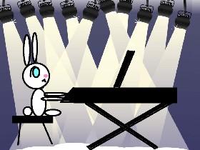 PIANO BUNNY!!!! 1