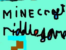 Minecraft riddle game