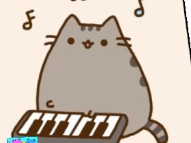 Pusheen plays happy birthday song 1