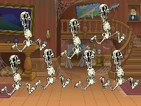 spooky scary skeletons