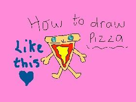 How to draw pizza