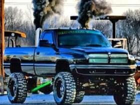 dodge ram blowing coal