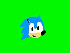 how to draw sonic