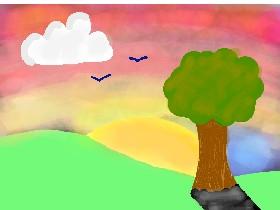 Speed Paint - Sunset by:MJ