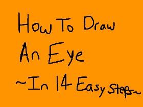 How To Draw An Eye