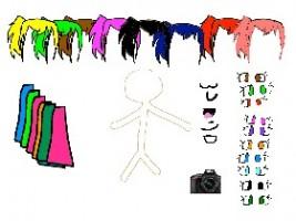 Stick person dressup