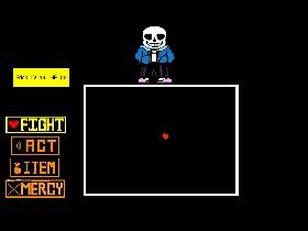 Sans BOSS FIGHT 1