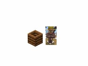 Minecraft Villager Using a Composter